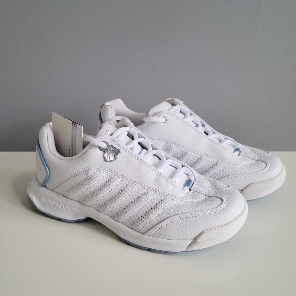 NWT K-Swiss vintage classic low white sneakers Y2K